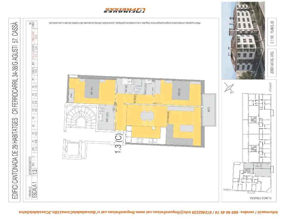 Piso en venta en Passeig del Ferrocarril, 38, Cassà de la Selva
