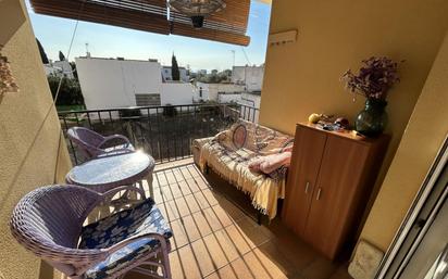 Balcony of Attic for sale in Alcanar  with Air Conditioner, Heating and Parquet flooring