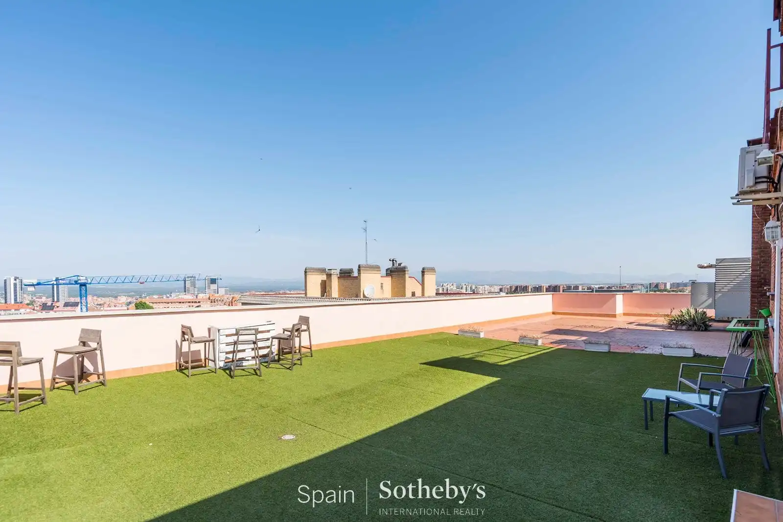 Terraza de Ático de alquiler en Madrid con Aire acondicionado, Calefacción y Terraza