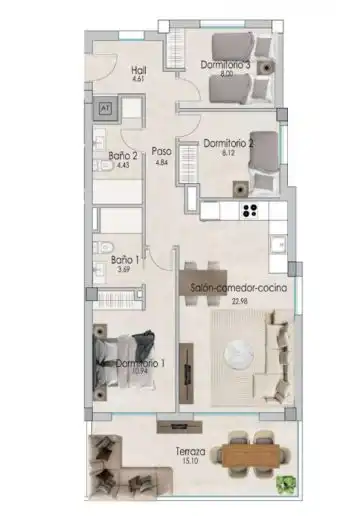 Apartament amb piscina en venda a Santa Pola ciudad, imagen 10