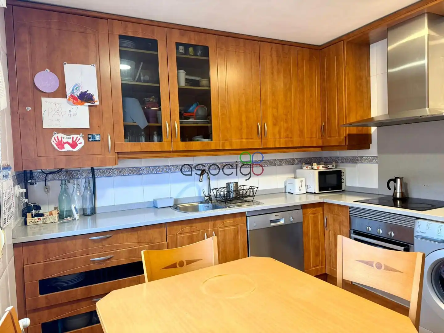 Cocina de Casa adosada en venta en Chiloeches con Calefacción y Jardín privado