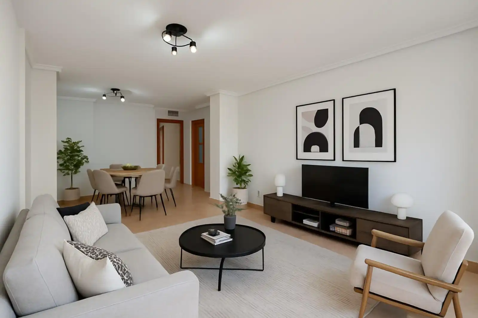 Sala d'estar de Apartament en venda en Dénia