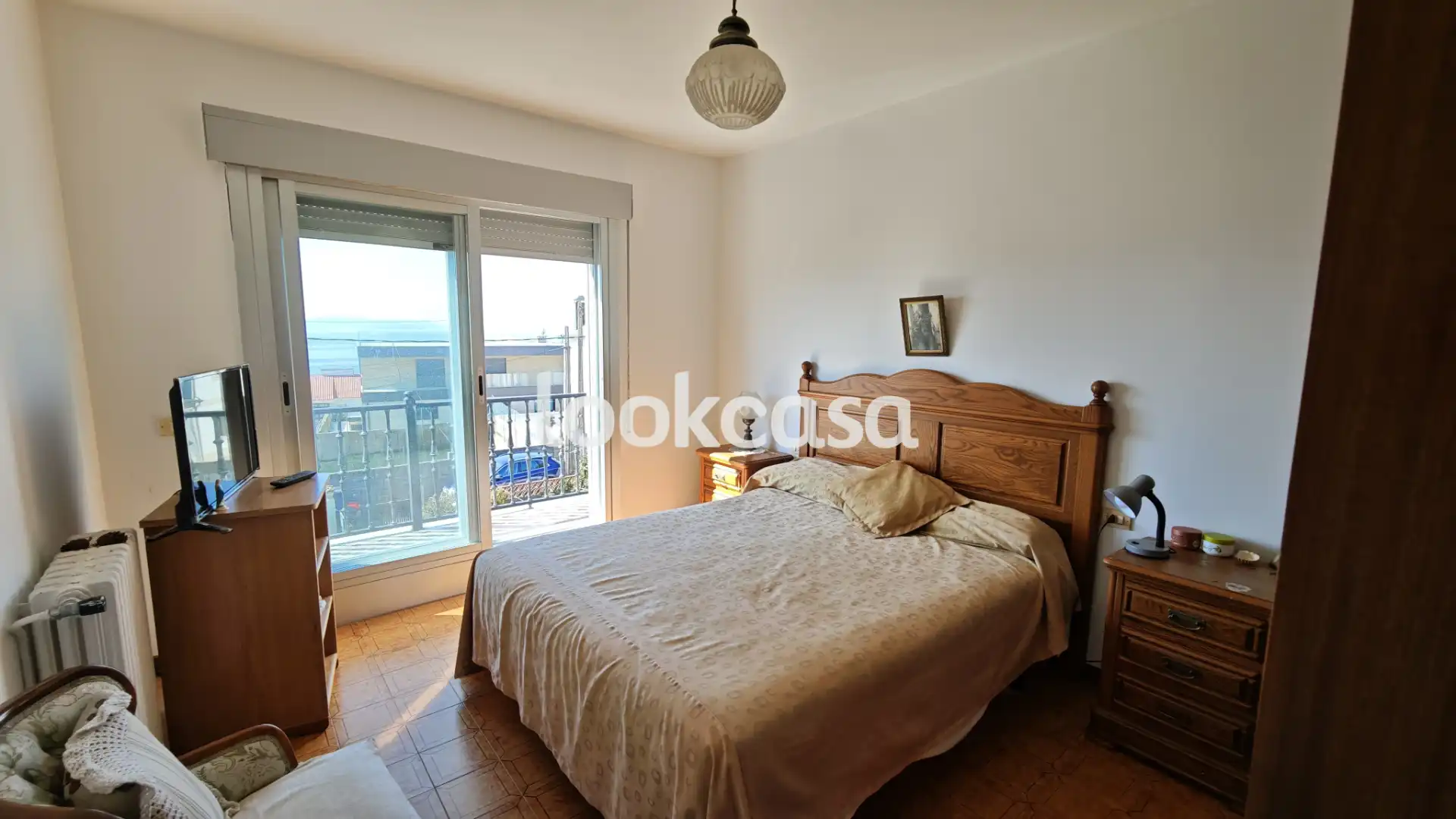 Dormitori de Casa o xalet en venda en Sanxenxo amb Calefacció, Jardí privat i Terrassa