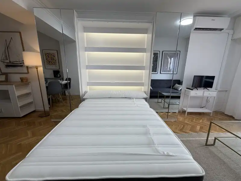 Bedroom of Study for rent in Madrid  with Air Conditioner and Furnished