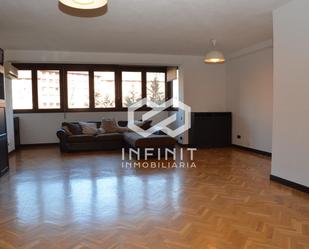 Living room of Flat to rent in  Madrid Capital  with Air Conditioner, Heating and Private garden