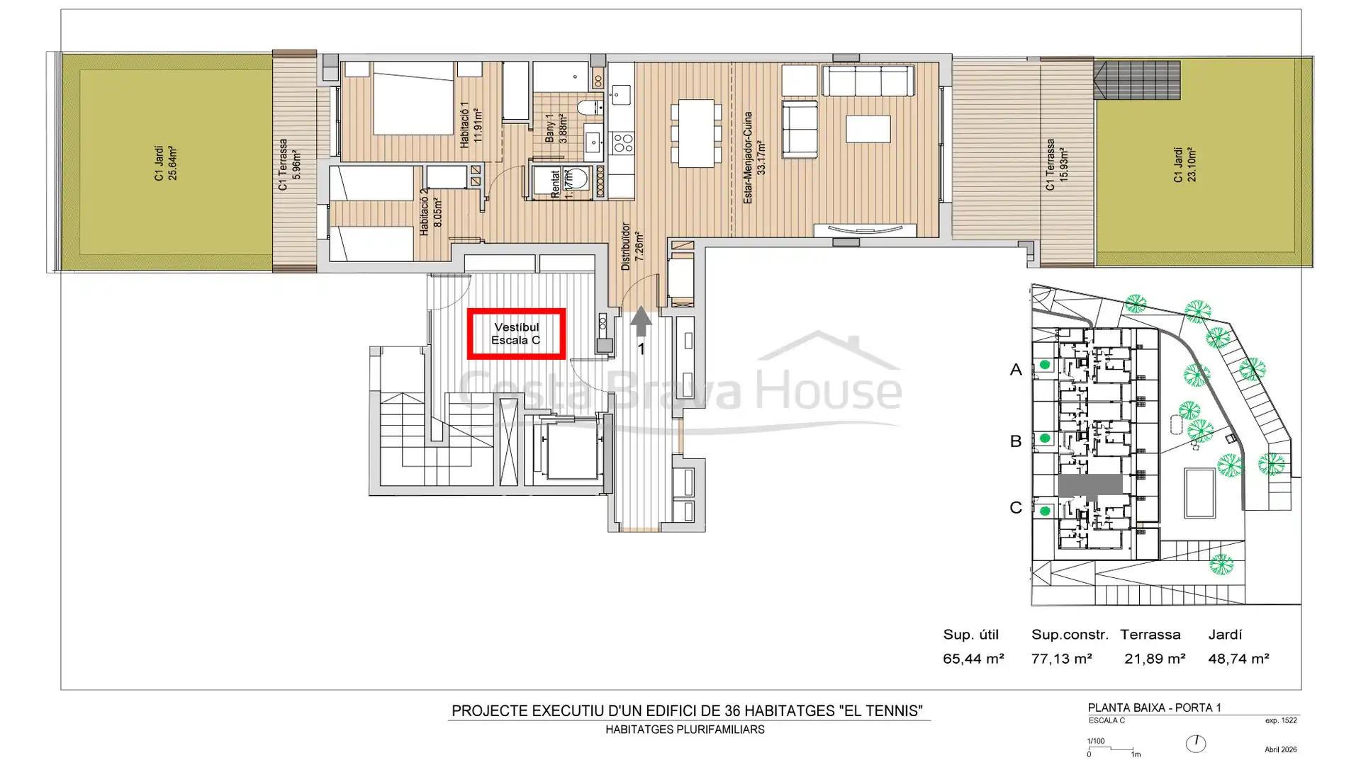 Appartement compact avec piscine à vendre à Carrer del Pirineu, imagen 17