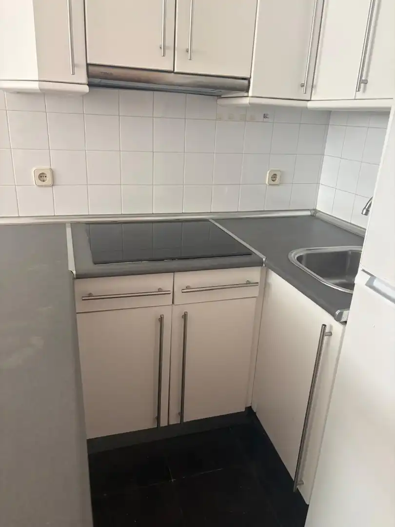 Cuina de Estudi de lloguer en Madrid amb Calefacció, Rentadora i Microones