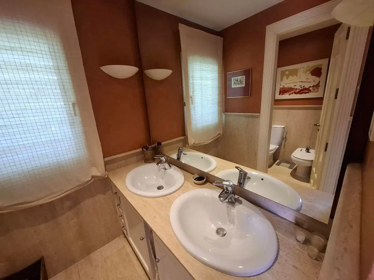 Baño de Casa o chalet en venta en Alicante / Alacant con Calefacción, Jardín privado y Terraza