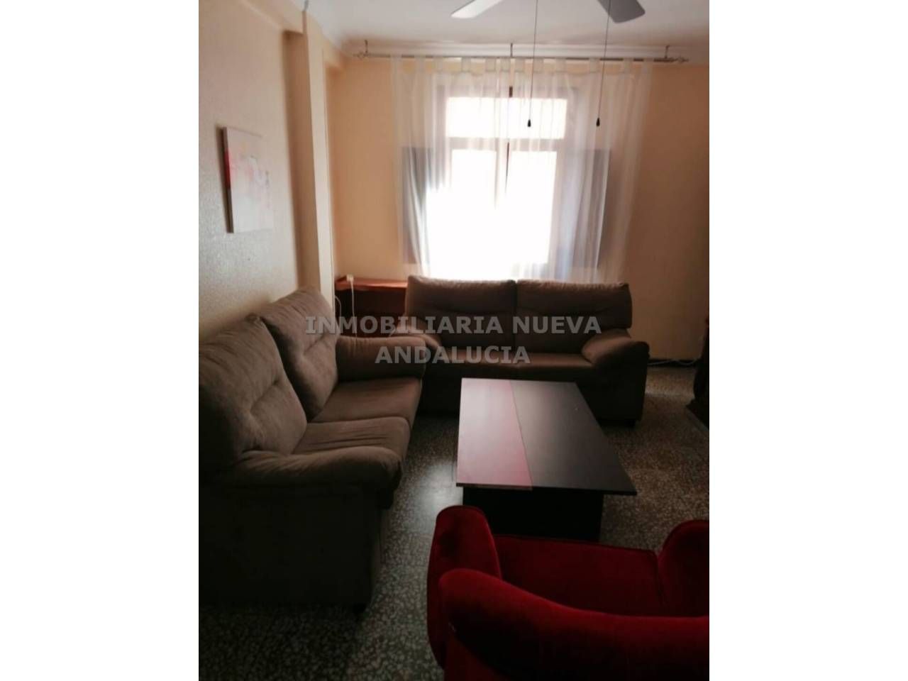Sala d'estar de Pis de lloguer en  Almería Capital amb Terrassa i Moblat