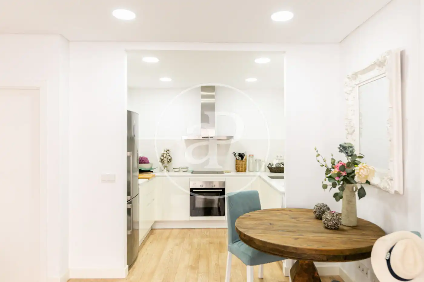 Küche von Wohnung zur Miete in  Palma de Mallorca mit Klimaanlage, Terrasse und Möbliert