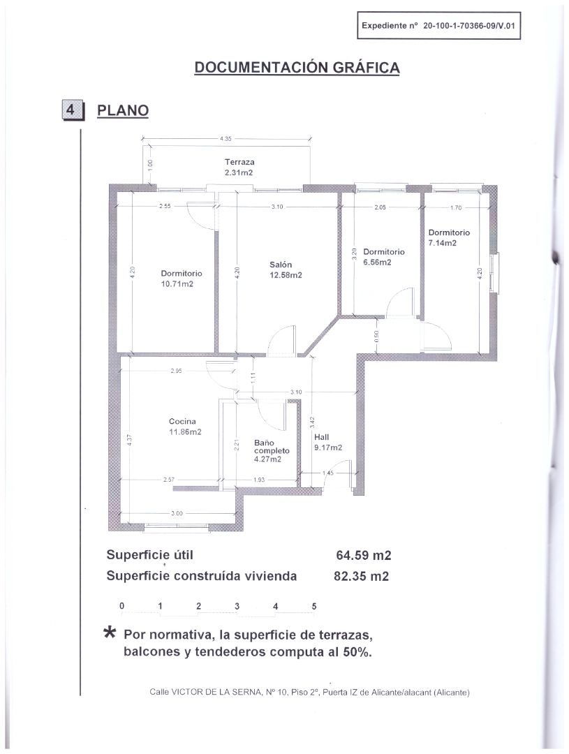 Pis en venda en Alicante / Alacant amb Aire condicionat, Terrassa i Moblat