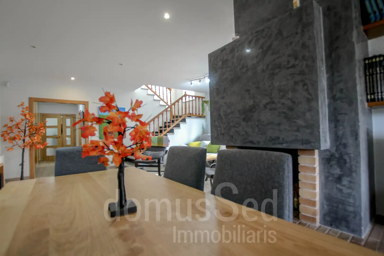 Dining room of Detached homes for sale in El Masnou  with Air Conditioner, Heating and Terrace