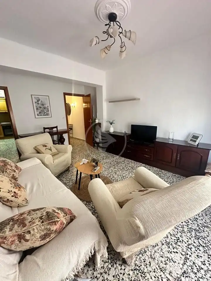 Living room of Flat for rent in Linares  with Air Conditioner, Terrace and Furnished