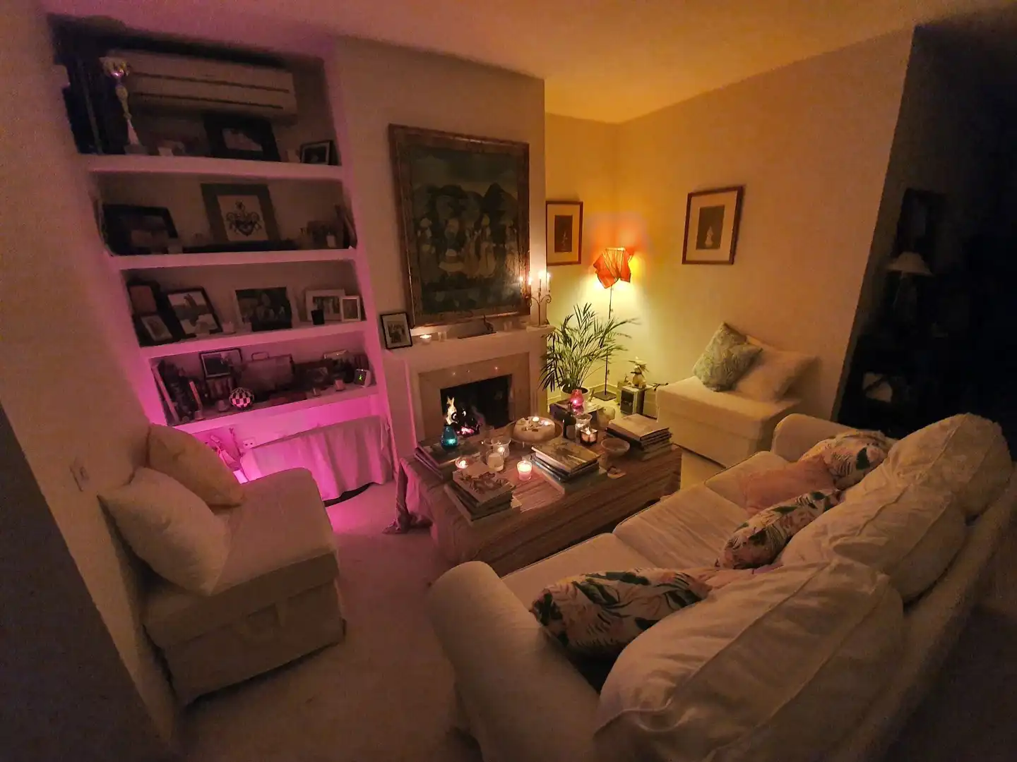 Sala d'estar de Apartament en venda en Estepona amb Aire condicionat, Calefacció i Terrassa
