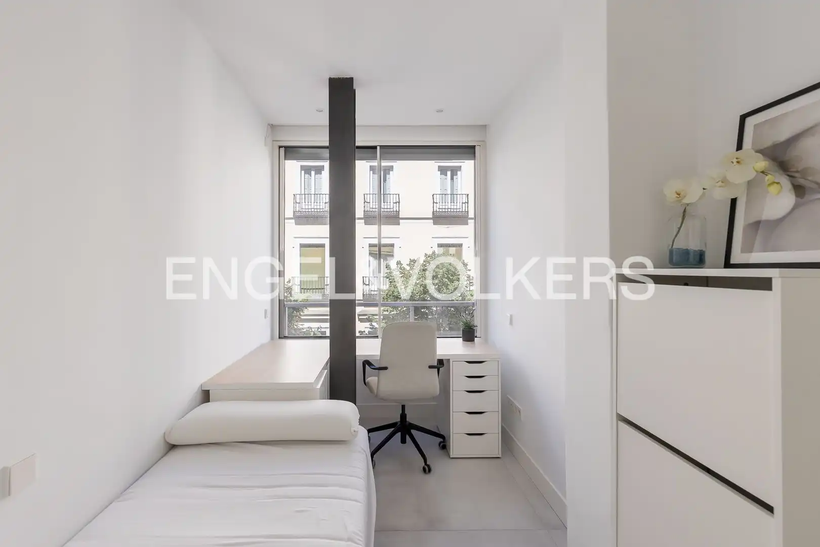 Schlafzimmer von Wohnung zum Verkauf in Madrid mit Klimaanlage und Heizung