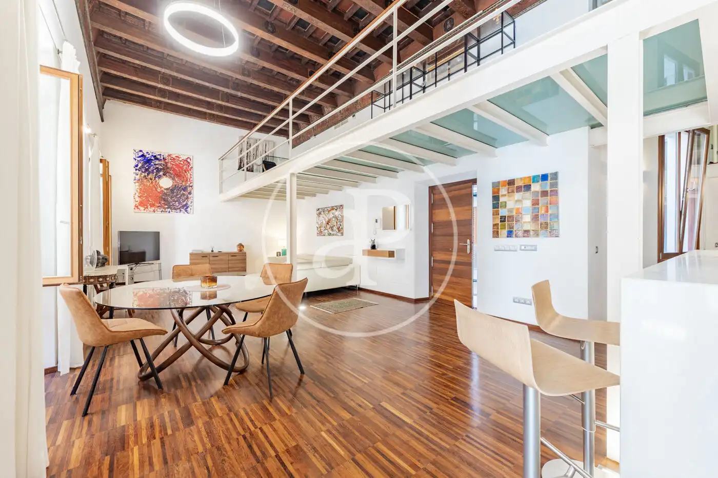 Living room of Lofts for rent in  Palma de Mallorca  with Air Conditioner, Heating and Furnished