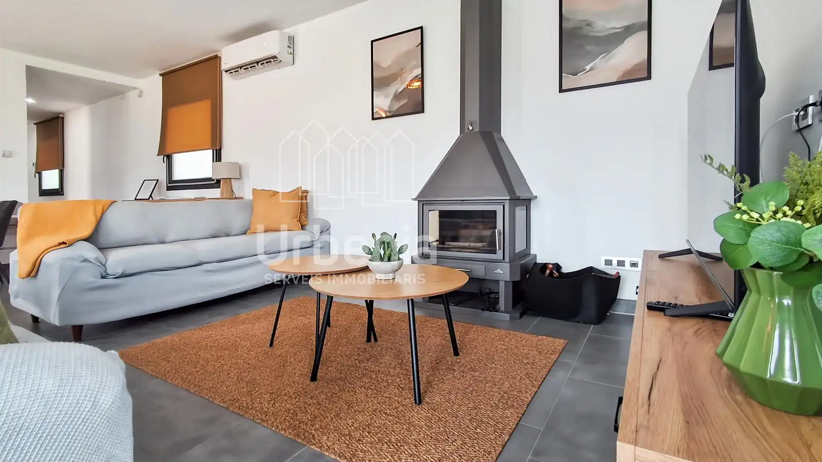 Sala de estar de Casa o chalet en venta en Tordera con Aire acondicionado, Calefacción y Terraza