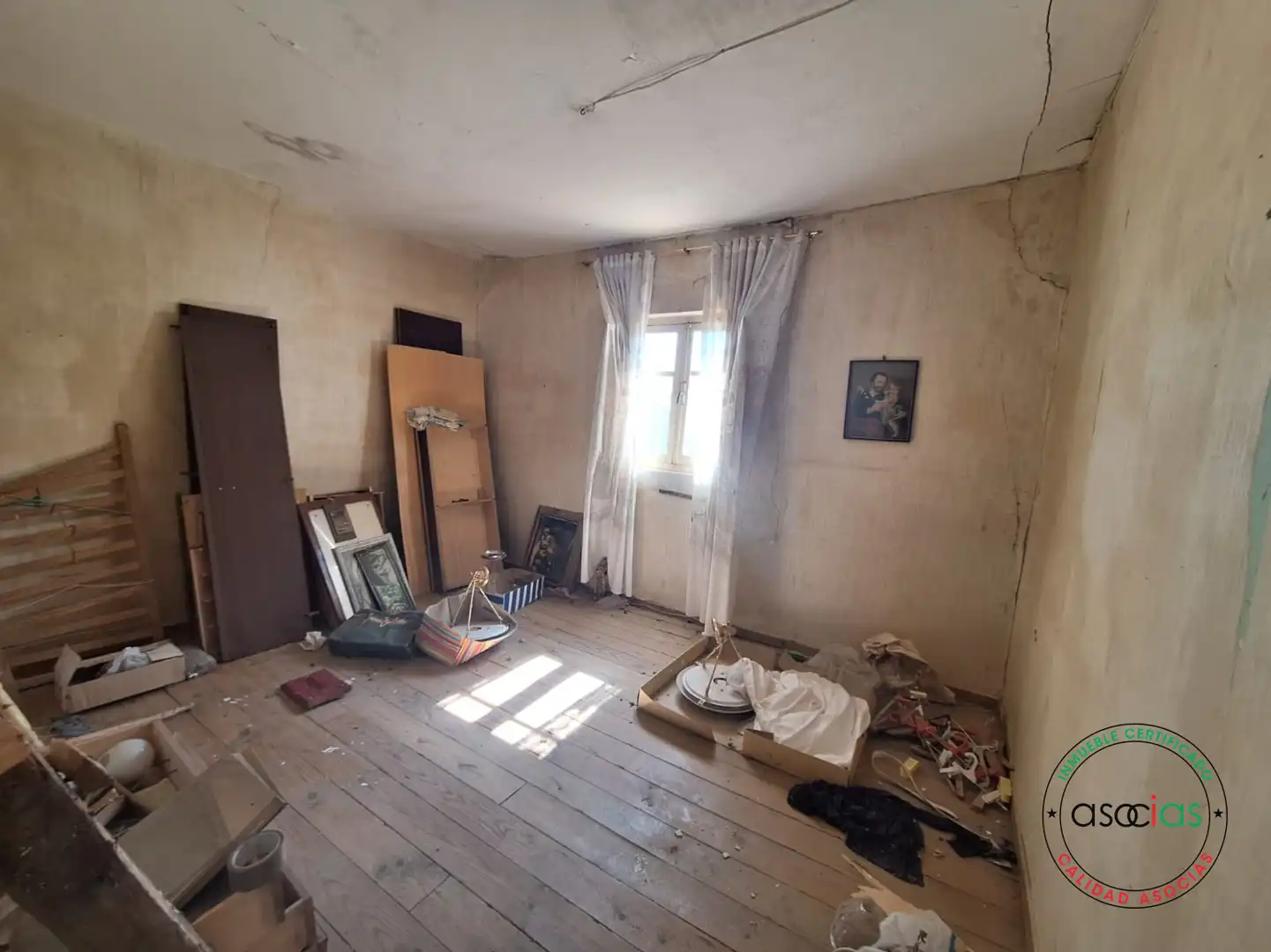 Sala de estar de Casa adosada en venta en Sahagún