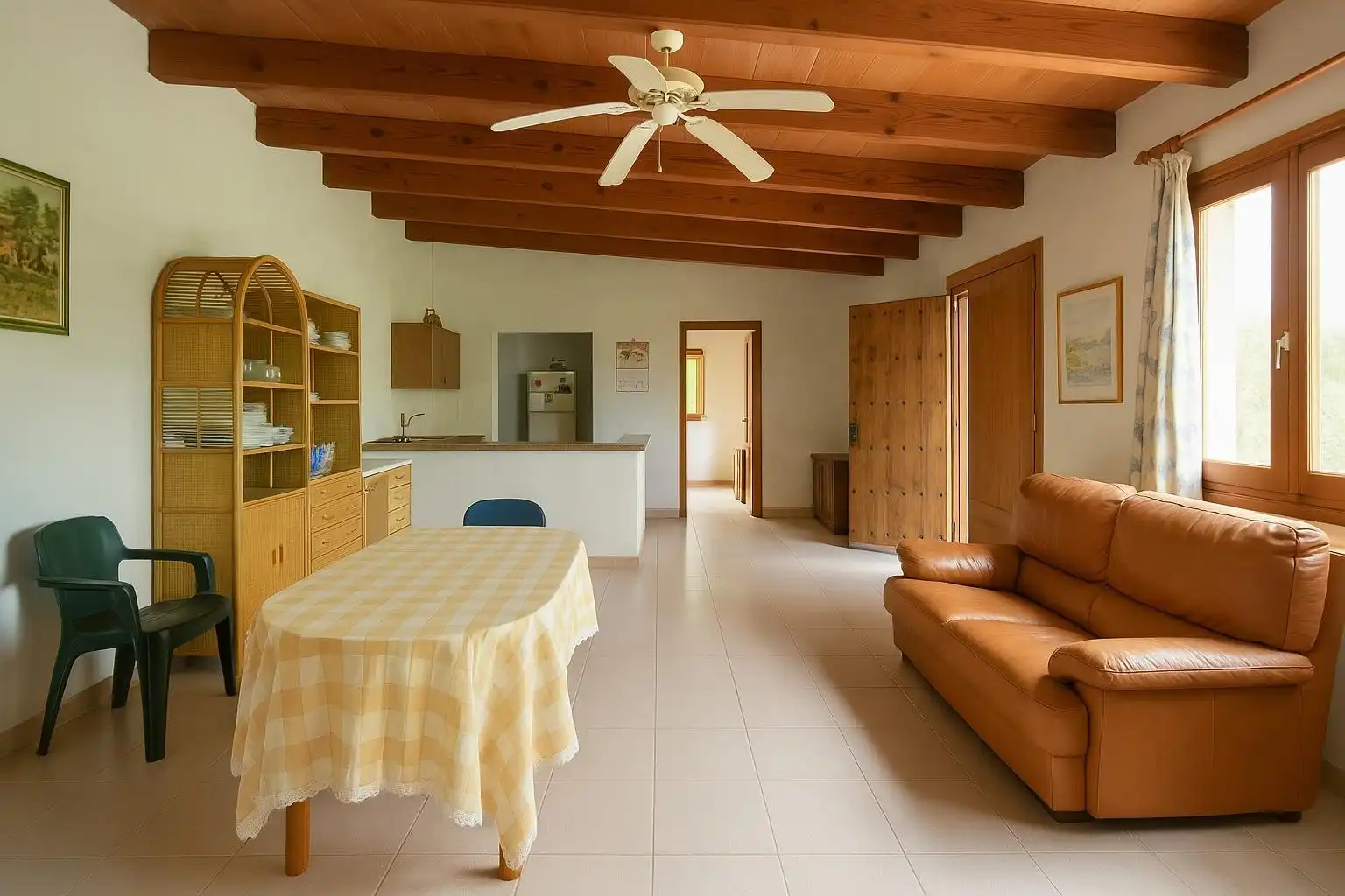 Sala de estar de Finca rústica en venta en Santa Eugènia con Jardín privado