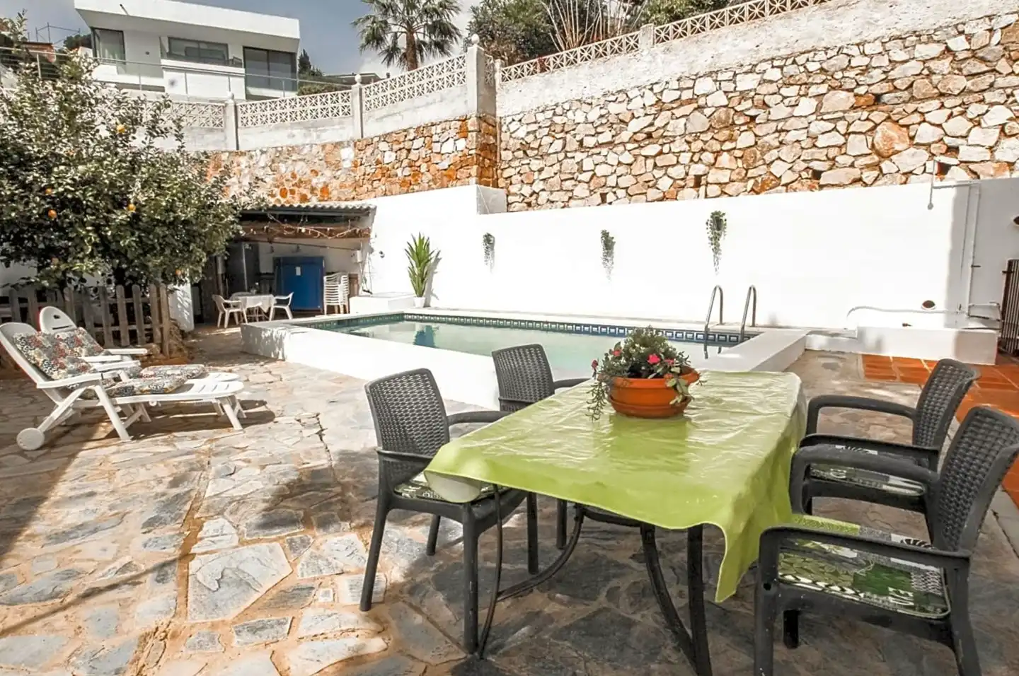 Terraza de Casa o chalet en venta en Benalmádena con Aire acondicionado, Jardín privado y Terraza