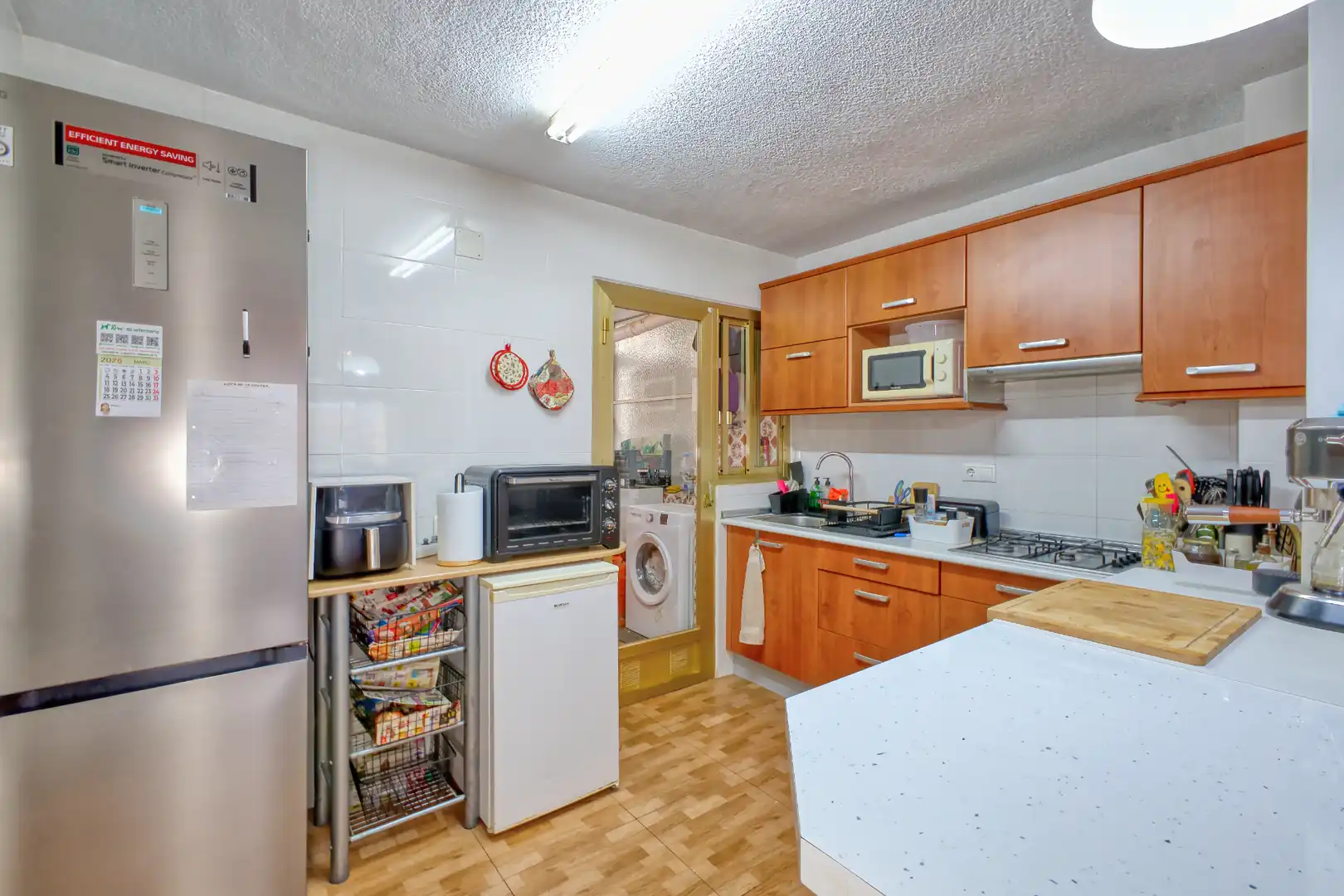 Küche von Wohnung zum Verkauf in Mutxamel mit Parkett, Terrasse und Möbliert