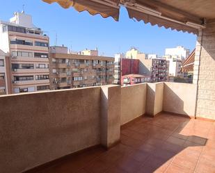 Terrace of Attic to rent in Alicante / Alacant  with Air Conditioner, Heating and Parquet flooring