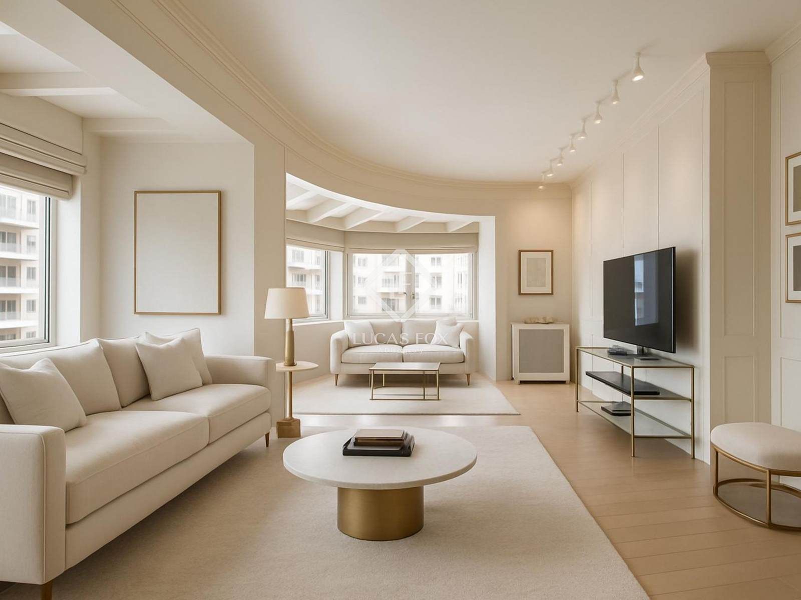 Sala de estar de Piso en venta en  Barcelona Capital con Aire acondicionado y Calefacción