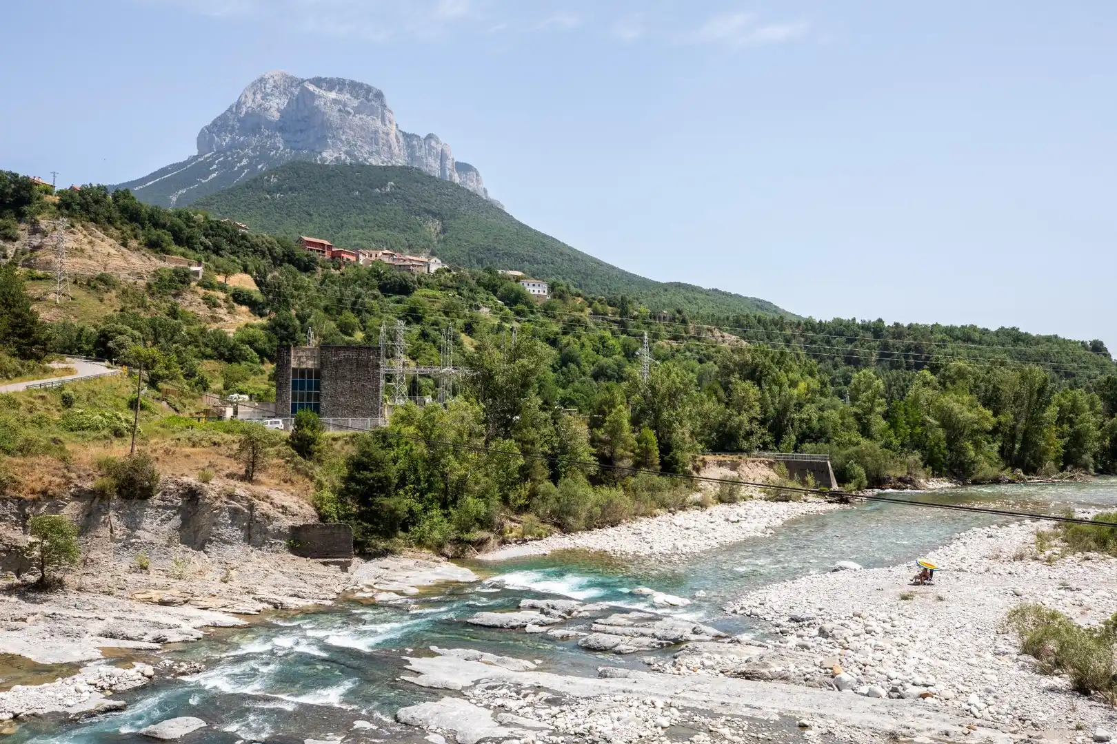 Vista exterior de Casa o chalet en venta en Laspuña con Calefacción, Jardín privado y Amueblado