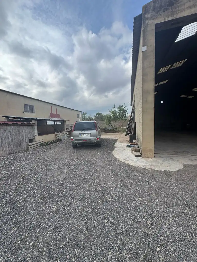 Parkplatz von Fabrikhallen zum Verkauf in Sueca