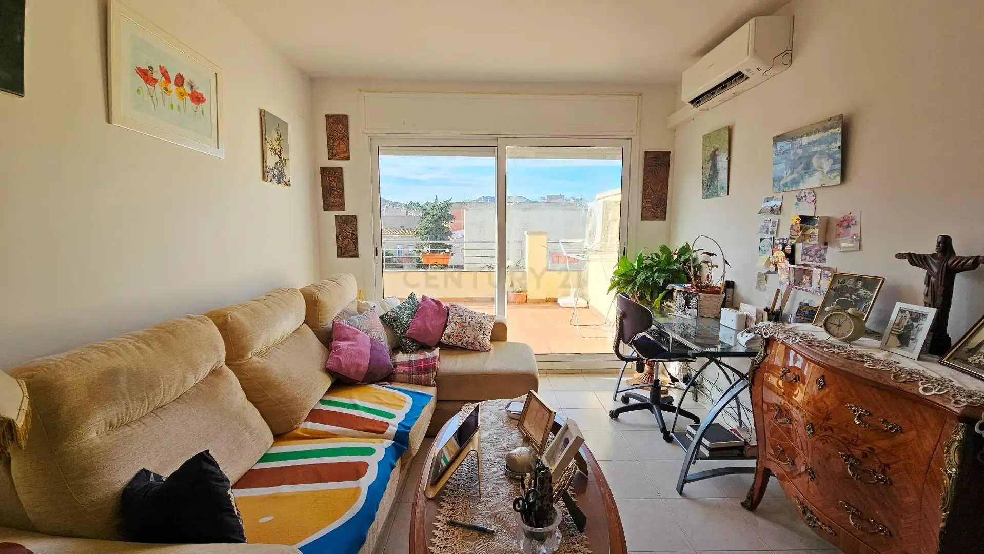 Sala de estar de Apartamento en venta en Llançà con Aire acondicionado, Horno y Lavadora