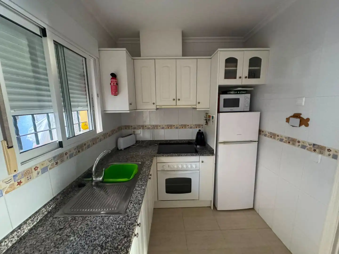 Cuina de Casa adosada en venda en San Javier amb Aire condicionat, Terrassa i Moblat