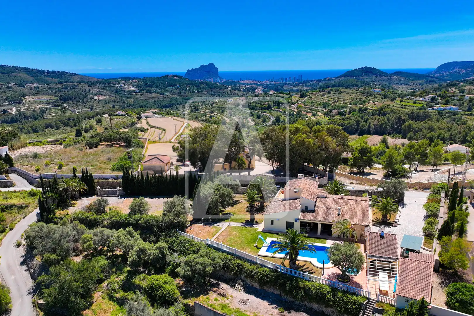 Vista exterior de Finca rústica en venta en Benissa con Aire acondicionado, Calefacción y Jardín privado