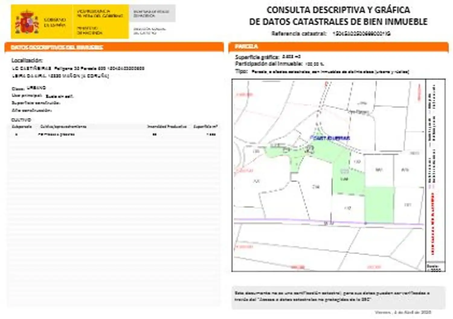 Finca rústica en venta en Mañón con Jardín privado y Trastero