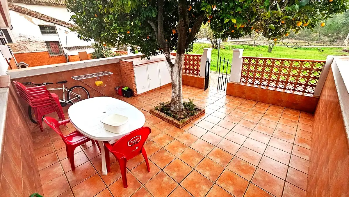 Terraza de Casa o chalet en venta en Almonaster la Real con Amueblado
