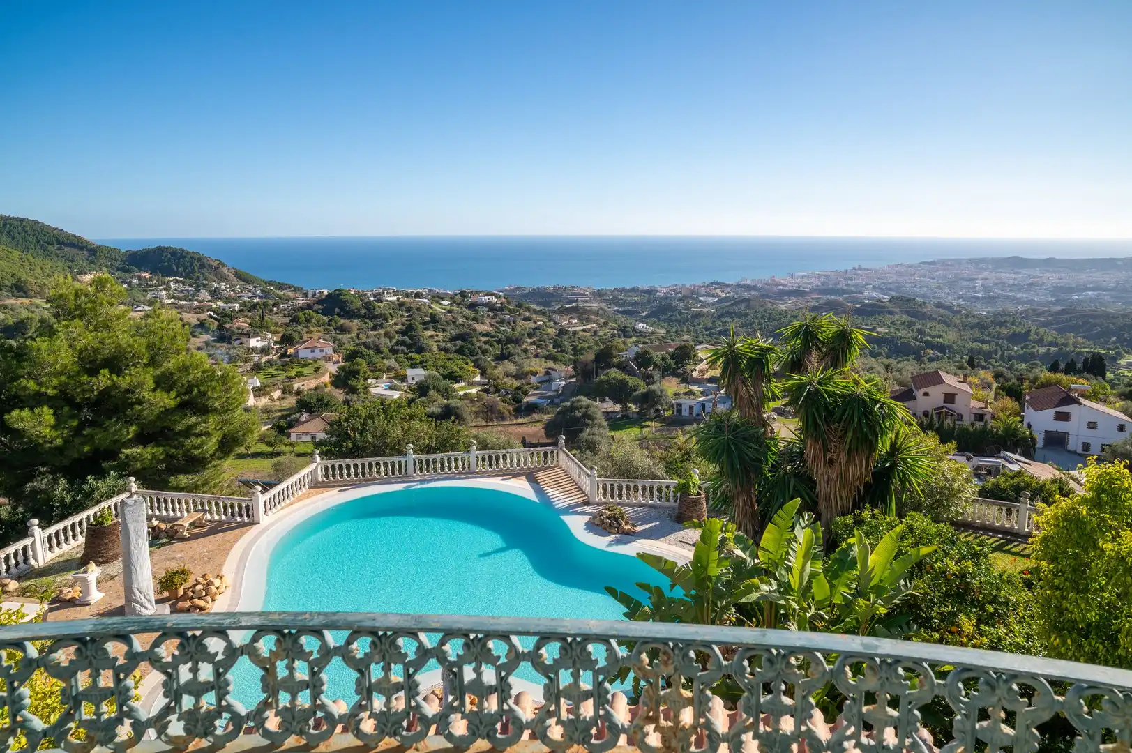 Piscina de Casa o xalet en venda en Mijas amb Terrassa