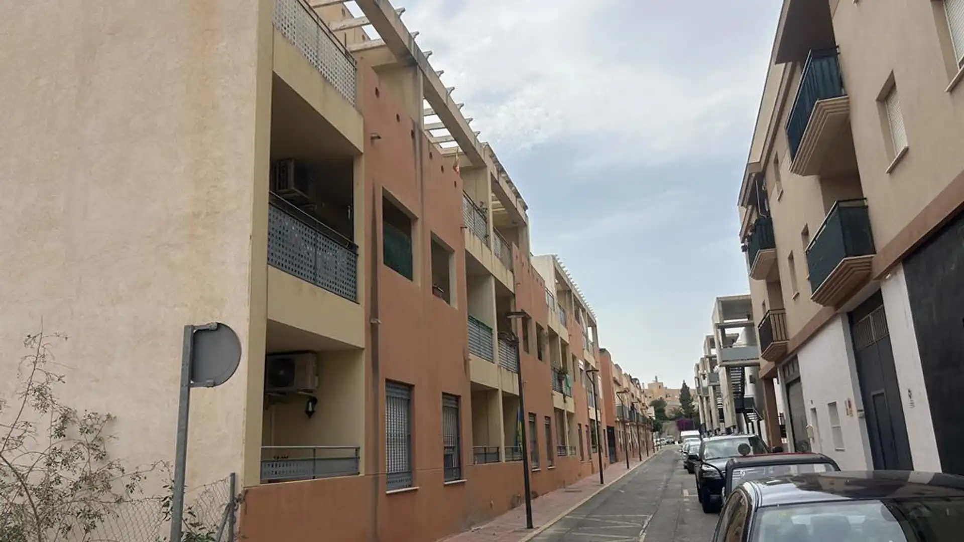 Vista exterior de Garaje en venta en  Almería Capital