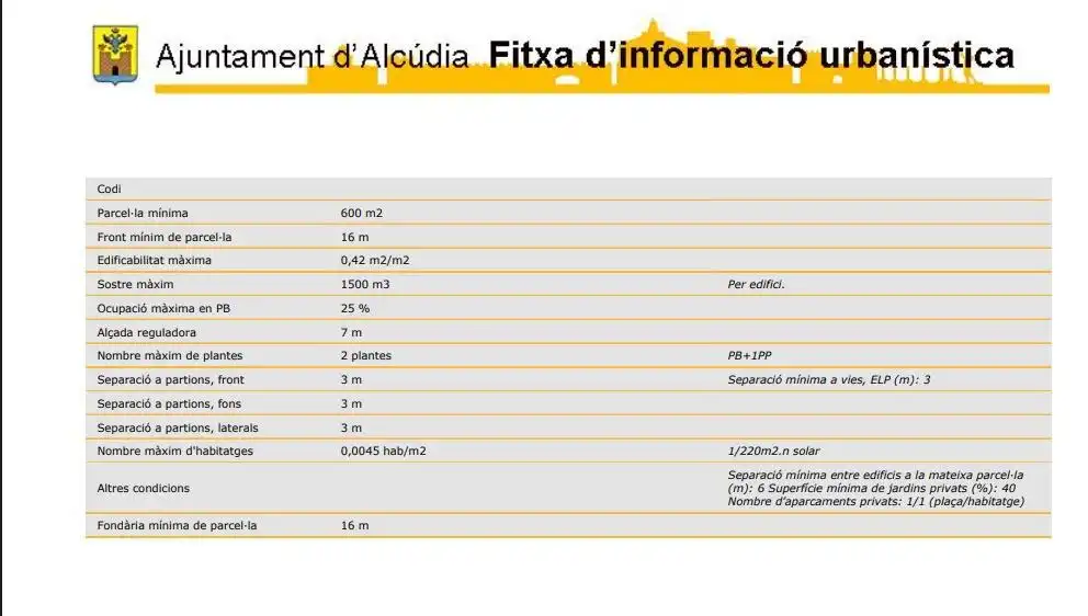 Außenansicht von Residential zum Verkauf in Alcúdia