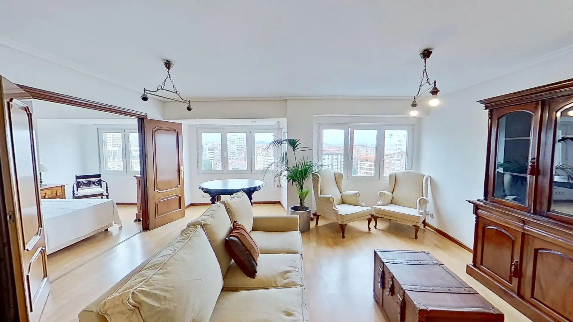 Living room of Flat for sale in Gijón 