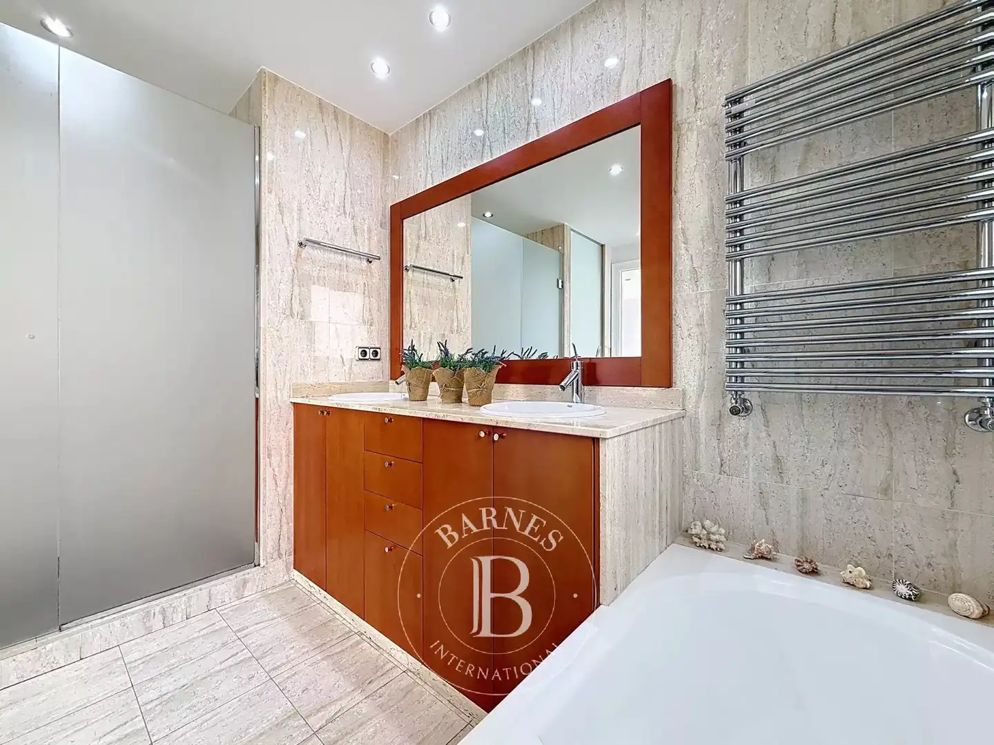 Baño de Casa o chalet en venta en Mataró con Aire acondicionado, Calefacción y Jardín privado
