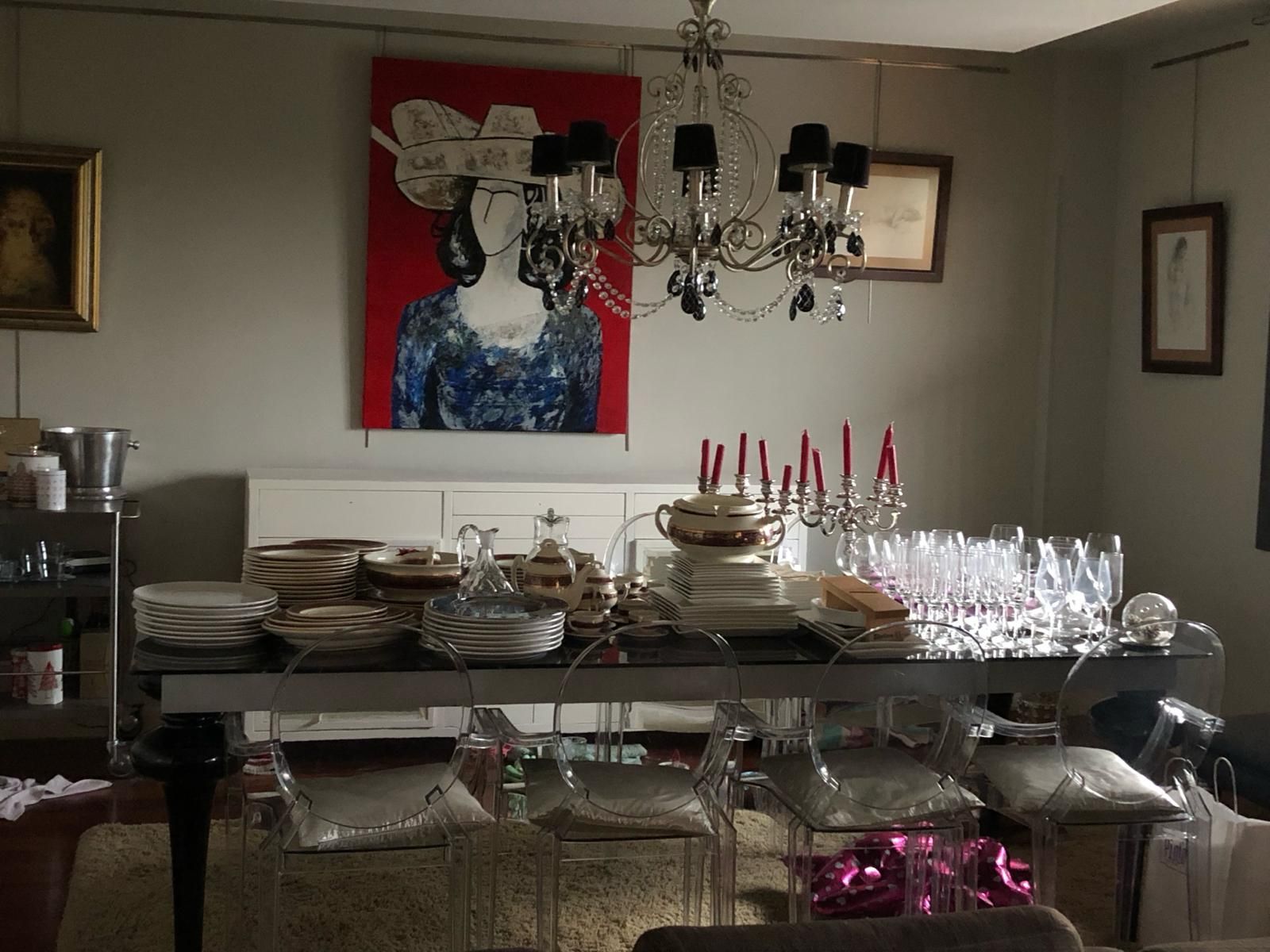 Dining room of Flat to rent in Málaga Capital  with Air Conditioner, Parquet flooring and Terrace