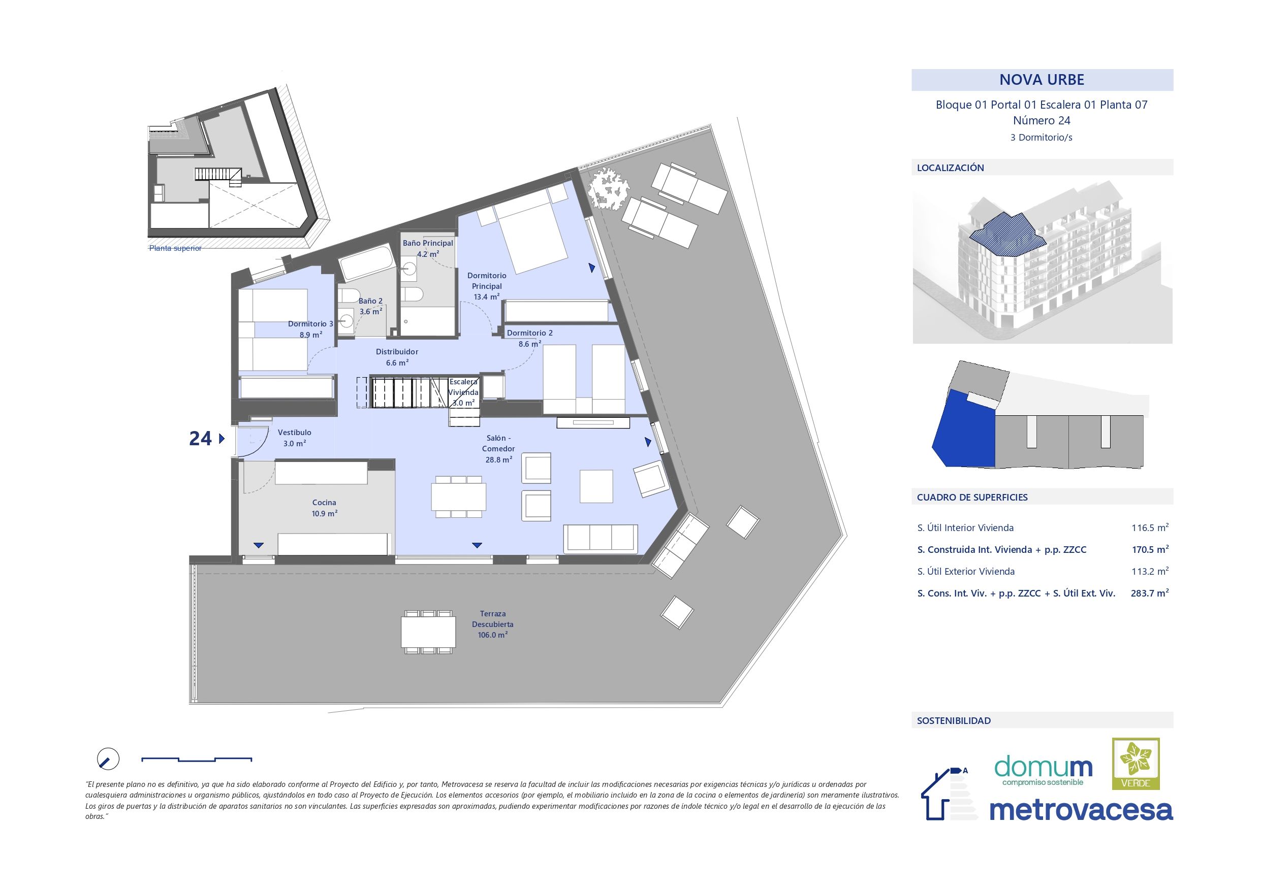Ático en venta en  Valencia Capital con Aire acondicionado, Jardín privado y Horno