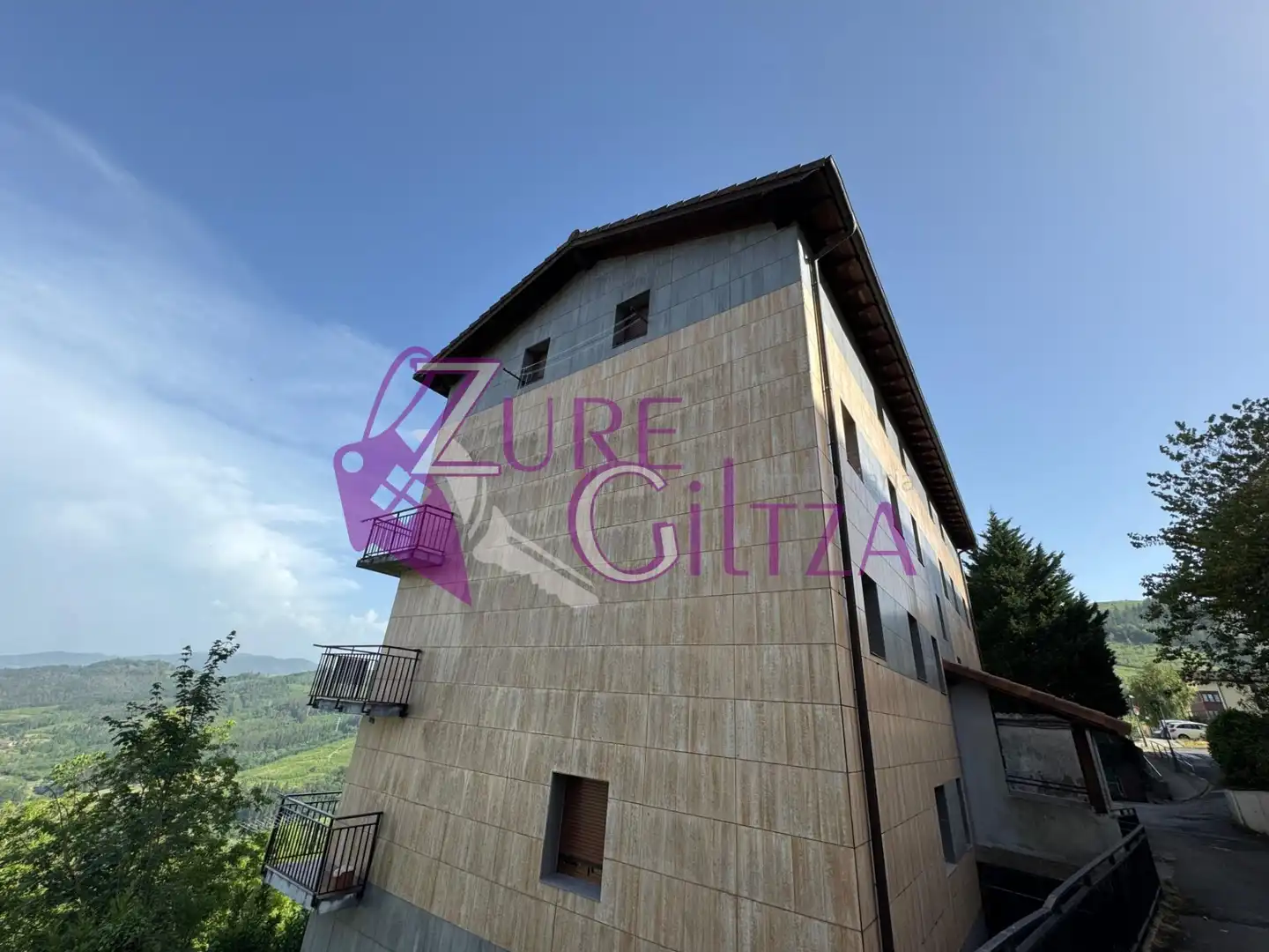 Exterior view of Flat for sale in Elgeta  with Heating and Furnished