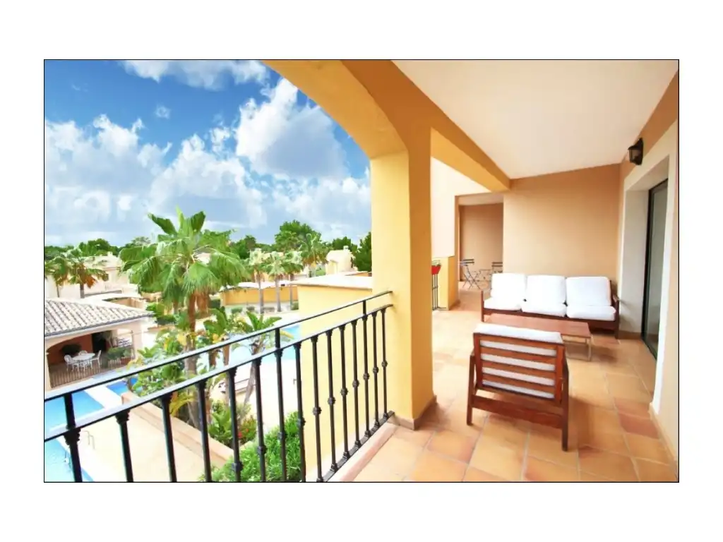 Terrasse von Wohnungen zur Miete in Calvià mit Klimaanlage, Privatgarten und Terrasse
