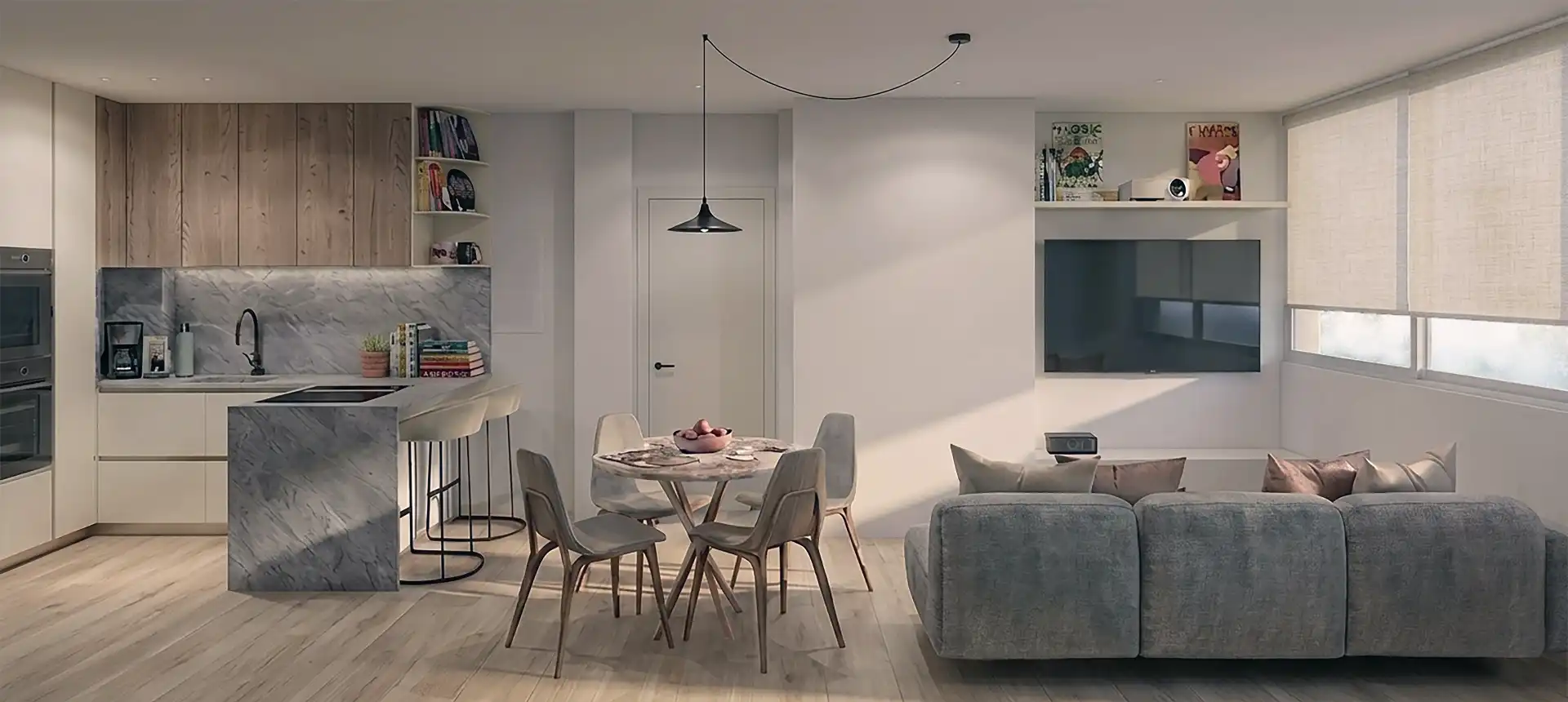 Living room of Flat for sale in Murcia  with Air Conditioner and Heating