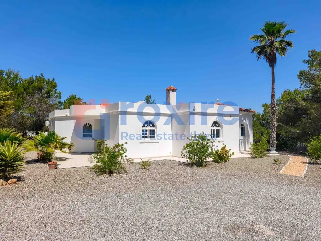 Exterior view of Houses for rent in Sant Josep de sa Talaia  with Air Conditioner, Private garden and Terrace