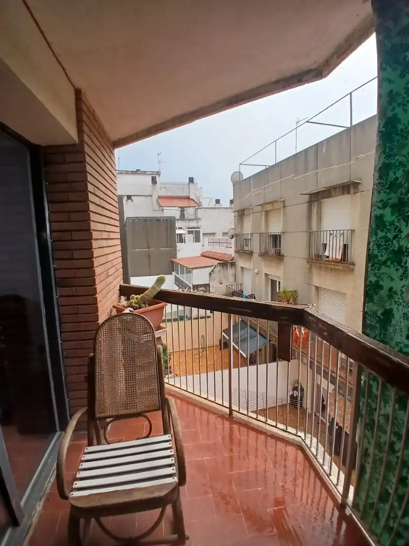 Terrasse von Wohnung zur Miete in Pineda de Mar mit Möbliert, Ofen und Balkon