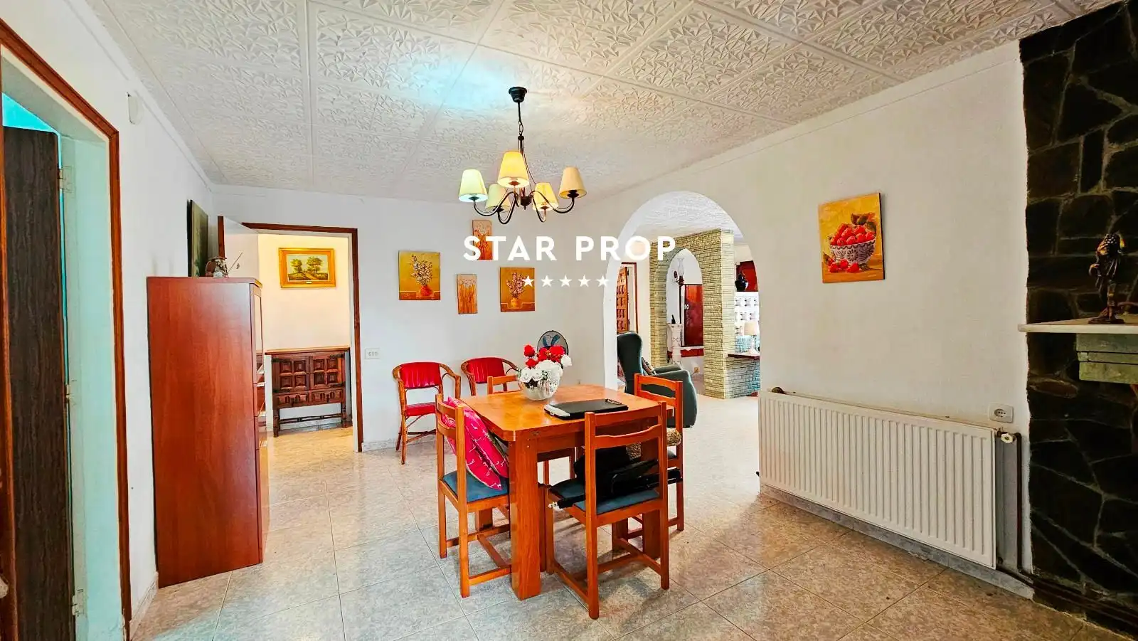 Dining room of Houses for sale in Roses  with Heating, Terrace and Storage room