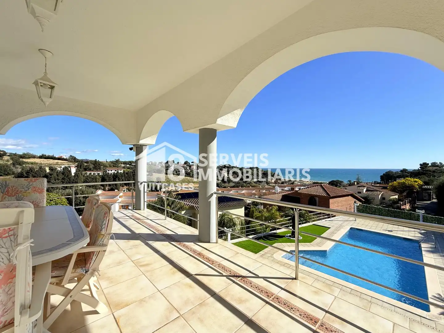 Terraza de Casa o chalet en venta en Arenys de Mar con Calefacción, Jardín privado y Terraza