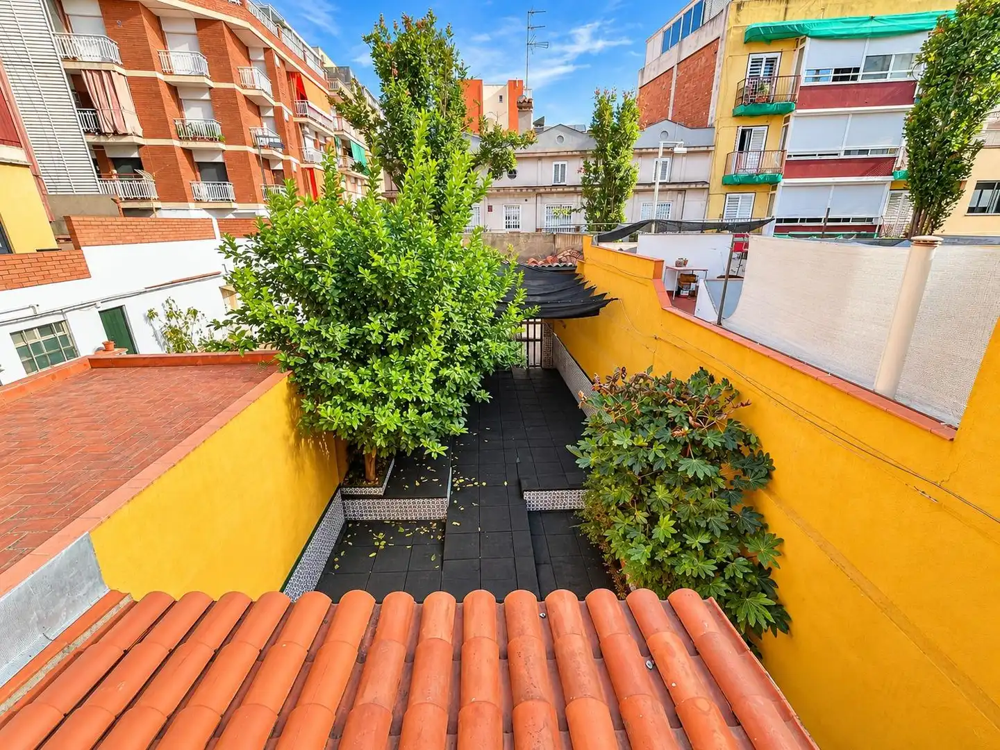 Terraza de Casa o chalet en venta en Centre