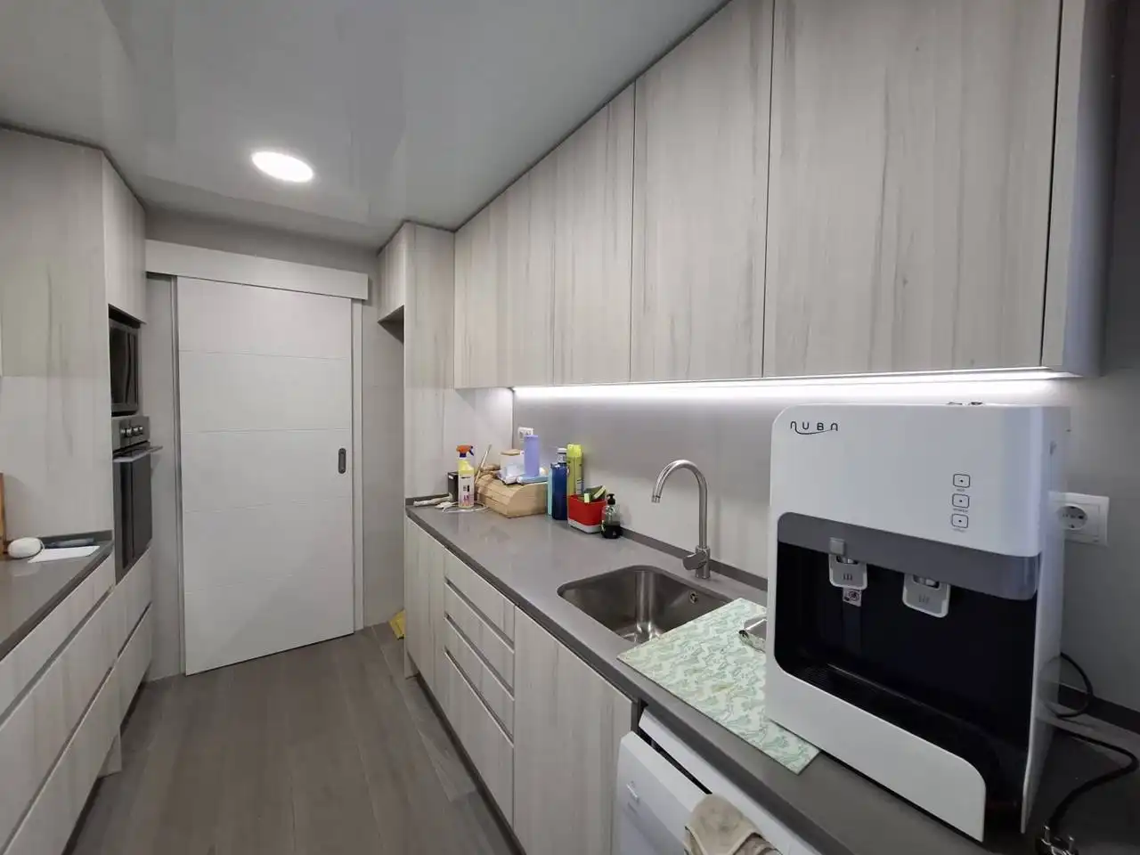 Küche von Wohnung zum Verkauf in Rubí mit Klimaanlage, Heizung und Balkon